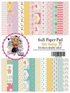 Scrap Diva Designs Exclusive Paper collection Oh! Baby 6x8