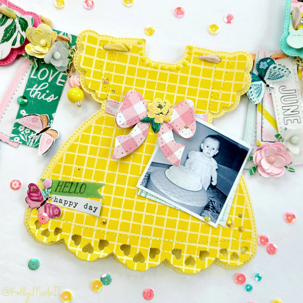 Baby Girl Mini Album Scrap Diva Designs