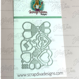 Ladybug heart tag