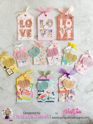 Heart Barcode Stamp