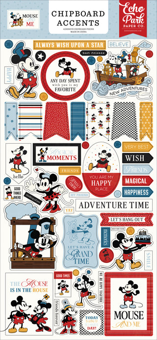 Mouse And Me 6x13 Chipboard Accents