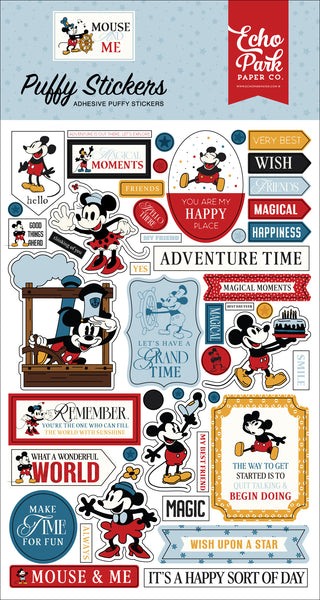 Mouse And Me Puffy Stickers