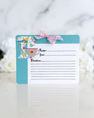 Memorydex Recipe Stamp & Die Set