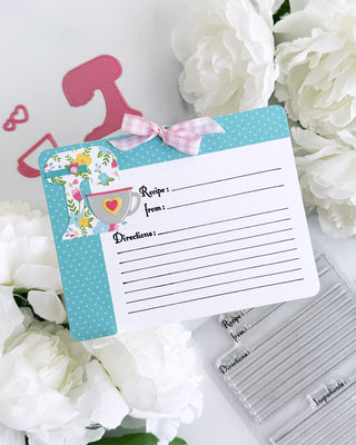 Memorydex Recipe Stamp & Die Set