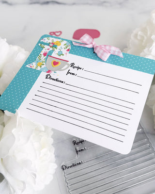 Memorydex Recipe Stamp & Die Set