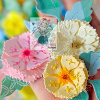 Frilly Rose Flower Plate