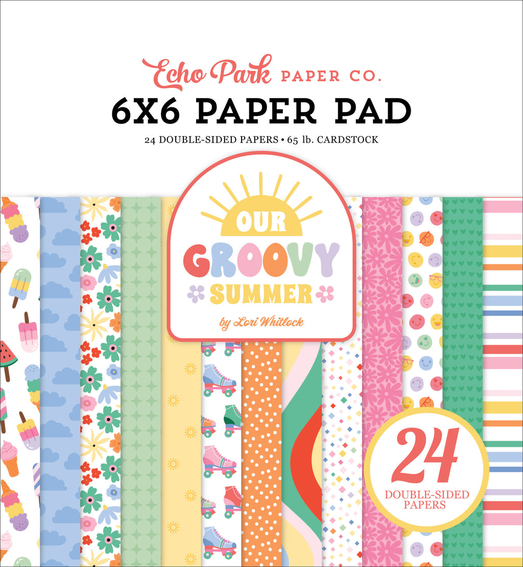 Our Groovy Summer 6x6 Paper Pad – Scrap Diva Designs