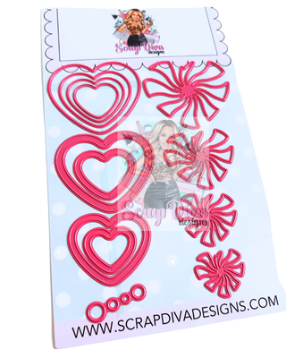 Peppermint Heart Candy Shaker