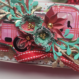 Poinsettia Flower Set