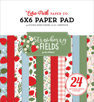 Strawberry Fields 6x6 Paper Pad - PRE-ORDER