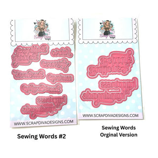 Sewing Words #2 ( NEW SMALER VERSION)