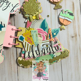 Fringed Birthday Balloons