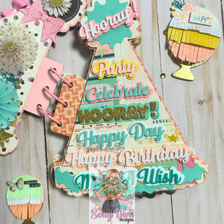Fringed Birthday Balloons