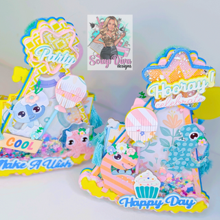 Fringed Birthday Balloons