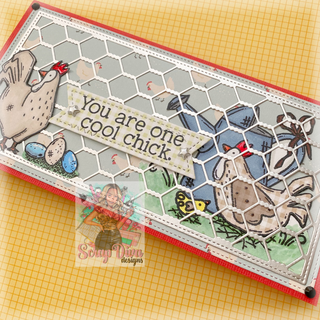 Honeycomb Slimline Card