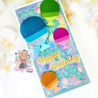 Honeycomb Slimline Card