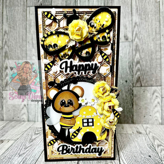 Honeycomb Slimline Card