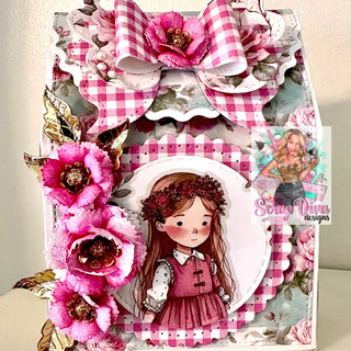 Frilly Rose Flower Plate