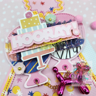 Fringed Birthday Balloons