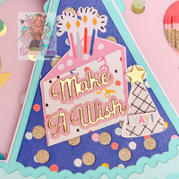 Fringed Birthday Balloons