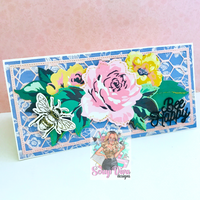 Honeycomb Slimline Card