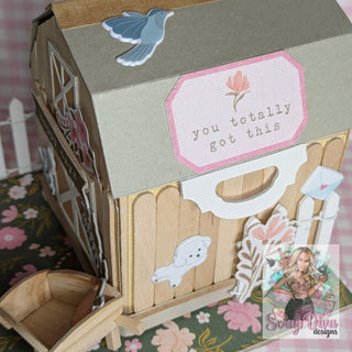 3D Barn Gift Box