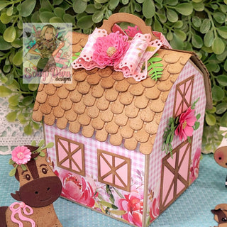 3D Barn Gift Box