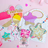 Fringed Birthday Balloons