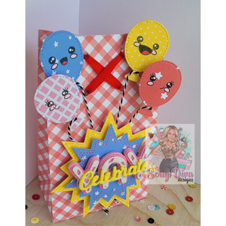 Fringed Birthday Balloons