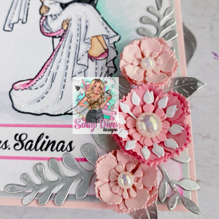 Frilly Rose Flower Plate