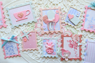 Postage Stamp Card Base