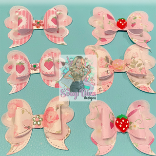 Bolt Heart Butterfly Bow