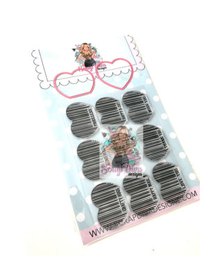 Heart Barcode Stamp