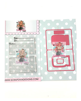 Memorydex Recipe Stamp & Die Set