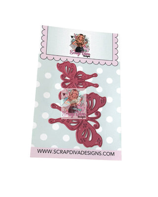 Shabby Chic Butterly Duo