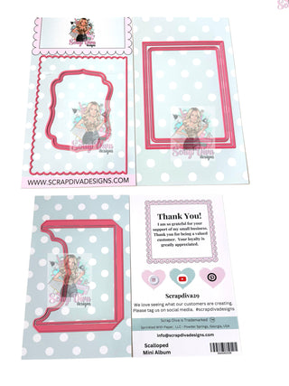 Scalloped Mini Album