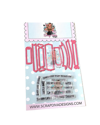 Halloween Sentiments  & Die Set
