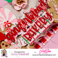 Gingerbread Script Words