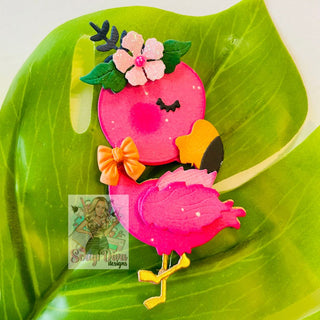 Flamingo Embellishment