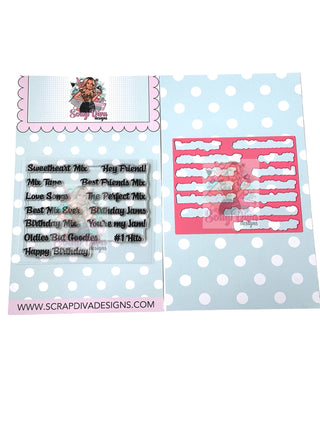 Mix Tape Stamp & Die Set