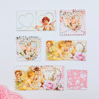 Heart Postage Stamps Die Set