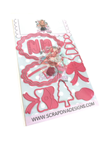 Wavy Oval W/ Bow - PRE-ORDER ONLY