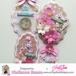 Wavy Oval W/ Bow
