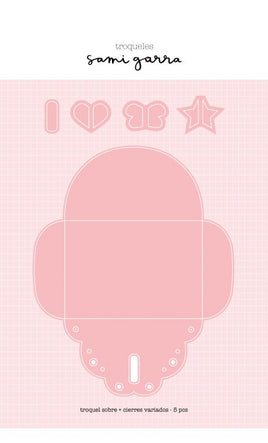 "Siempre Jane" Envelope Metal Die 4 pcs