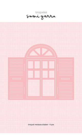 "Siempre Jane" Window Metal Die 4 pcs