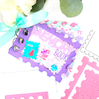 Postage Stamp Card Base