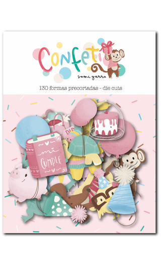 "Confeti" Die Cuts, 130 pcs by Sami Garra