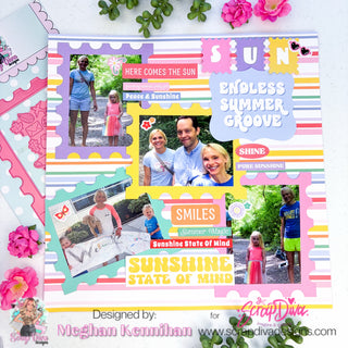 Postage Stamp Card Base