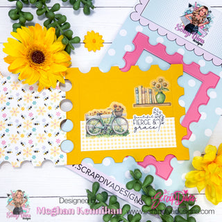 Postage Stamp Card Base