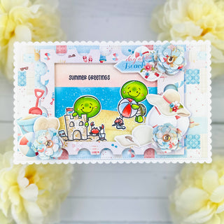 Postage Stamp Card Base